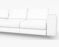 T-Time 3-Seater Sofa 3D 모델 