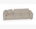 T-Time 3-Seater Sofa 3D-Modell