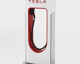 Tesla Supercharger Modello 3D