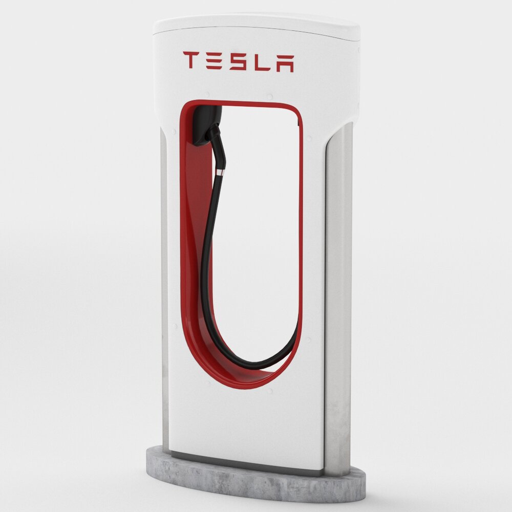 Tesla Supercharger 3d model