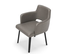 Thea Queen Gallotti and Radice Armchair 3Dモデル