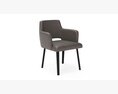 Thea Queen Gallotti and Radice Armchair 3d model