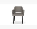 Thea Queen Gallotti and Radice Armchair Modèle 3d