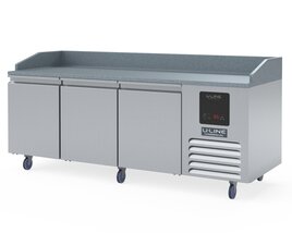 U-Line Pizza Prep Table Refrigerators UCPP488-SS61A 3D model