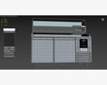 U-Line Pizza Prep Table Refrigerators Ucpp566-Ss61A 3Dモデル