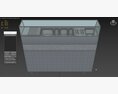 U-Line Pizza Prep Table Refrigerators Ucpp566-Ss61A 3D модель