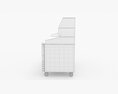 U-Line Pizza Prep Table Refrigerators Ucpp566-Ss61A 3D模型
