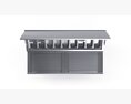 U-Line Pizza Prep Table Refrigerators Ucpt565-Ss61A 3D模型