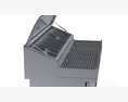 U-Line Pizza Prep Table Refrigerators Ucpt565-Ss61A 3D модель