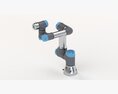 Universal Robots collaborative UR3 With Robotiq Two Finger Modello 3D