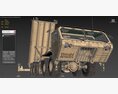 US Mobile Anti-Ballistic Missile System THAAD Open Version 3D-Modell