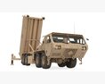 US Mobile Anti-Ballistic Missile System THAAD Open Version Modèle 3d