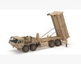 US Mobile Anti-Ballistic Missile System THAAD Open Version 3d model