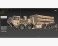 US Mobile Anti Ballistic Missile System THAAD Modelo 3d