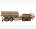 US Mobile Anti Ballistic Missile System THAAD 3Dモデル
