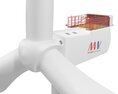 Vestas V164 9 MW Wind Turbine 3d model