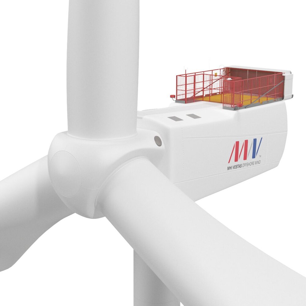 Vestas V164 9 MW Wind Turbine Modèle 3D