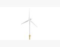 Vestas V164 9 MW Wind Turbine 3D模型