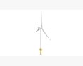 Vestas V164 9 MW Wind Turbine 3Dモデル