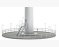 Wind Turbine Vestas with details Modèle 3d