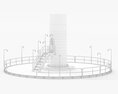 Wind Turbine Vestas with details 3D модель