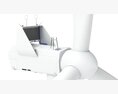 Wind Turbine Vestas with details Modèle 3d
