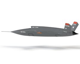 XQ-58 Valkyrie Military Drone 3D model