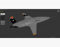 XQ-58 Valkyrie Military Drone 3D模型
