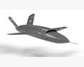 XQ-58 Valkyrie Military Drone 3D 모델 