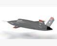 XQ-58 Valkyrie Military Drone 3D 모델 