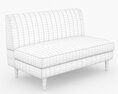 Zinus Jocelyn Contemporary Loveseat Sofa Modèle 3d