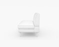 Zinus Jocelyn Contemporary Loveseat Sofa Modelo 3d