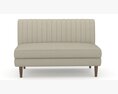 Zinus Jocelyn Contemporary Loveseat Sofa 3d model