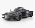 AD Tramontana C 2016 3D-Modell wire render