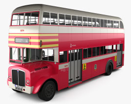 AEC Regent Double-Decker Bus 1952 3D model