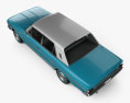 AMC Rambler Classic 770 четырехдверный Седан 1964 3D модель top view