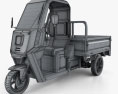ARI 345 Pickup 2021 3D-Modell wire render