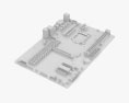 ASRock H110 Pro BTC Scheda madre Modello 3D