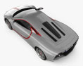 ATS GT 2023 3D模型 顶视图