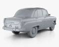 MZMA Moskvich 402 1956 3D-Modell