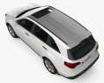 Acura MDX 2014 3D 모델  top view