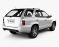 Acura MDX 2006 3d model back view