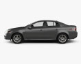 Acura TL 2008 3d model side view