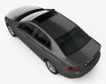 Acura TL 2008 3D-Modell Draufsicht