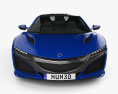 Acura NSX 2019 3D 모델  front view