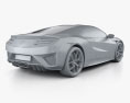 Acura NSX 2019 3D模型