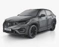 Acura CDX 2019 3D模型 wire render