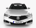 Acura TLX A-Spec 2020 3D-Modell Vorderansicht