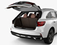 Acura MDX Sport гібрид з детальним інтер'єром 2020 3D модель