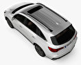 Acura MDX Sport гібрид з детальним інтер'єром 2020 3D модель top view